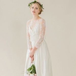 Rue de Seine Sophia bridal gown with Grace Blouse